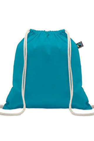OSOLE DRAW COLOUR Drawstring bag Fairtrade 180gr - GiftRetail MO2591