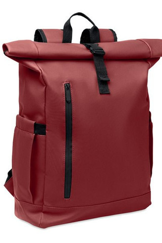 BANGKOK ROLL Rolltop laptop rucksack 600D - GiftRetail MO2643