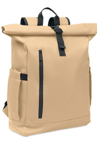 BANGKOK ROLL Rolltop laptop rucksack 600D - GiftRetail MO2643