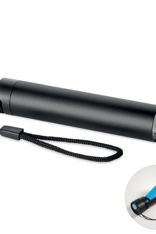 LUME Gerecyclede aluminium zaklamp - GiftRetail MO2786