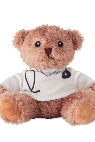 DOC Teddy bear plush doctor - GiftRetail MO2838