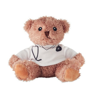 DOC Teddy bear plush doctor - GiftRetail MO2838