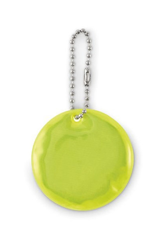 GRIN Round reflective keyring - GiftRetail MO2884