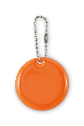 GRIN Round reflective keyring - GiftRetail MO2884