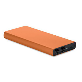 POWERFLAT UltraSlim 10000mAh Aluminum Quick Charge Power Bank - GiftRetail MO6770