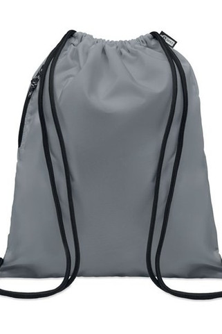 NIGHT Eco-Friendly Large Drawstring Bag with Side Pocket - GiftRetail MO6997