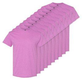 Pack of 10 Gildan 5000 - Premium Heavy Cotton Classic Fit T-Shirt for Adults