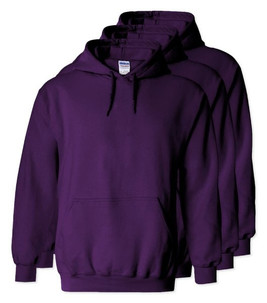 Pack of 3 Gildan 18500 - Heavy Blend Fleece Hooded Sweatshirt