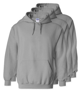 Pack of 3 Gildan 18500 - Heavy Blend Fleece Hooded Sweatshirt