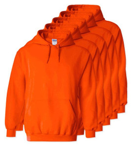Pack of 5 Gildan 18500 - Heavy Blend Fleece Hooded Sweatshirt