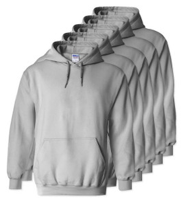 Pack of 5 Gildan 18500 - Heavy Blend Fleece Hooded Sweatshirt