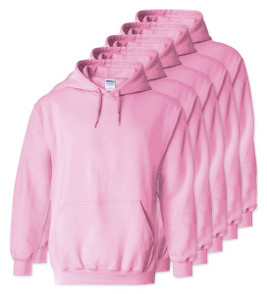 Pack of 5 Gildan 18500 - Heavy Blend Fleece Hooded Sweatshirt