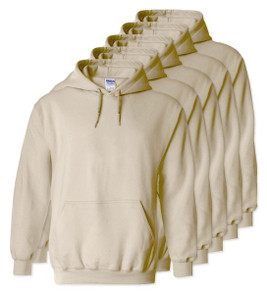 Pack of 5 Gildan 18500 - Heavy Blend Fleece Hooded Sweatshirt