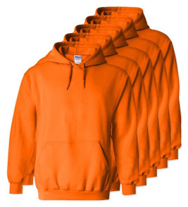 Pack of 5 Gildan 18500 - Heavy Blend Fleece Hooded Sweatshirt