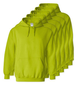 Pack of 5 Gildan 18500 - Heavy Blend Fleece Hooded Sweatshirt