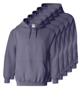Pack of 5 Gildan 18500 - Heavy Blend Fleece Hooded Sweatshirt