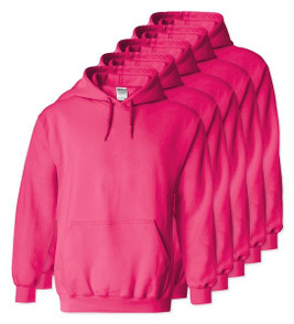 Pack of 5 Gildan 18500 - Heavy Blend Fleece Hooded Sweatshirt