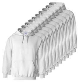 Pack of 10 Gildan 18500 - Heavy Blend Fleece Hooded Sweatshirt
