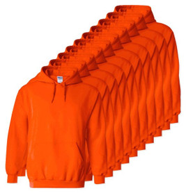 Pack of 10 Gildan 18500 - Heavy Blend Fleece Hooded Sweatshirt