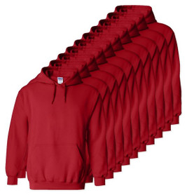 Pack of 10 Gildan 18500 - Heavy Blend Fleece Hooded Sweatshirt