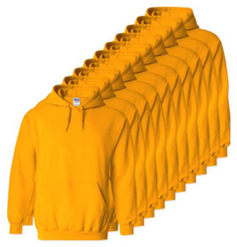 Pack of 10 Gildan 18500 - Heavy Blend Fleece Hooded Sweatshirt