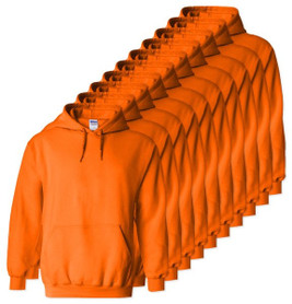 Pack of 10 Gildan 18500 - Heavy Blend Fleece Hooded Sweatshirt