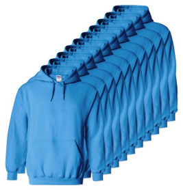 Pack of 10 Gildan 18500 - Heavy Blend Fleece Hooded Sweatshirt