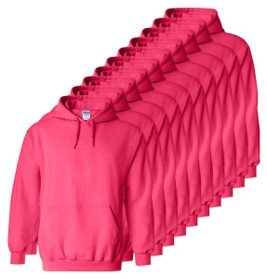 Pack of 10 Gildan 18500 - Heavy Blend Fleece Hooded Sweatshirt