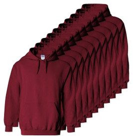 Pack of 10 Gildan 18500 - Heavy Blend Fleece Hooded Sweatshirt