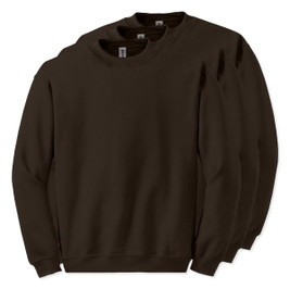 Pack mit 3 Gildan 18000 - Crewneck Sweatshirt