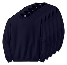 Pack of 5 Gildan 18000 - Crewneck Sweatshirt