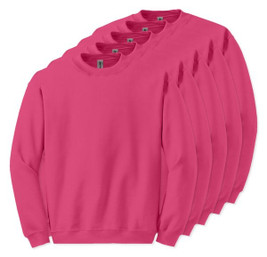 Pack of 5 Gildan 18000 - Crewneck Sweatshirt
