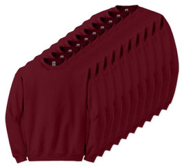 Pack mit 10 Gildan 18000 - Crewneck Sweatshirt