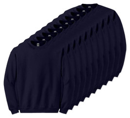 Pack mit 10 Gildan 18000 - Crewneck Sweatshirt