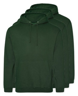 Pack of 3 AWDis Just Hoods JH001 - Unisex Cozy Hooded Sweatshirt for All Seasons