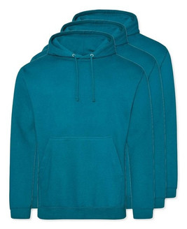 Pack of 3 AWDis Just Hoods JH001 - Unisex Cozy Hooded Sweatshirt for All Seasons