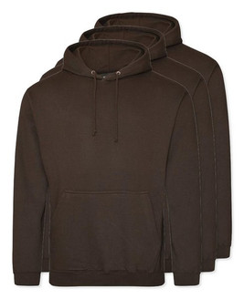 Pack of 3 AWDis Just Hoods JH001 - Unisex Cozy Hooded Sweatshirt for All Seasons