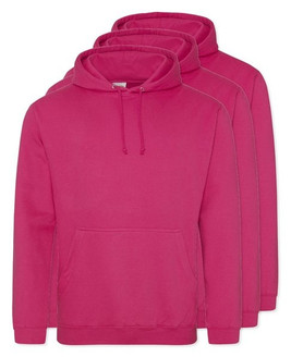 Пакет от 3 AWDis Just Hoods JH001 - Унисекс Cozy Hooded Суитшърт за всички сезони