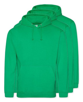 Pack of 3 AWDis Just Hoods JH001 - Unisex Cozy Hooded Sweatshirt for All Seasons