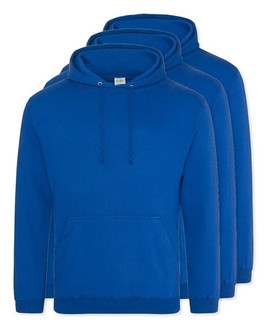 Pack of 3 AWDis Just Hoods JH001 - Unisex Cozy Hooded Sweatshirt for All Seasons