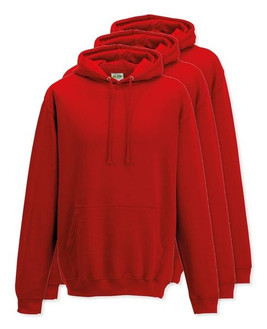Pakke med 3 AWDis Just Hoods JH001 - Komfortabel Unisex Hættetrøje til Alle Årstider