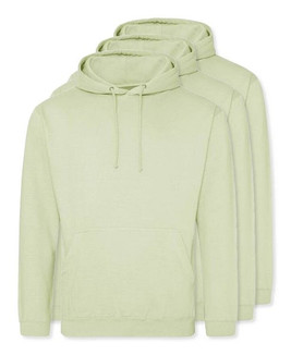 Pack of 3 AWDis Just Hoods JH001 - Unisex Cozy Hooded Sweatshirt for All Seasons