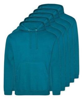 Pack of 5 AWDis Just Hoods JH001 - Unisex Cozy Hooded Sweatshirt for All Seasons