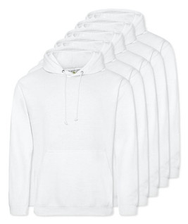 Pack of 5 AWDis Just Hoods JH001 - Unisex Cozy Hooded Sweatshirt for All Seasons