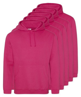 Pack da 5 AWDis Just Hoods JH001 - Felpa con Cappuccio Unisex Elegante e Confortevole