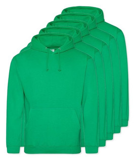 Pack of 5 AWDis Just Hoods JH001 - Unisex Cozy Hooded Sweatshirt for All Seasons