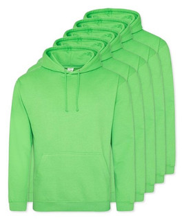 Pack of 5 AWDis Just Hoods JH001 - Unisex Cozy Hooded Sweatshirt for All Seasons