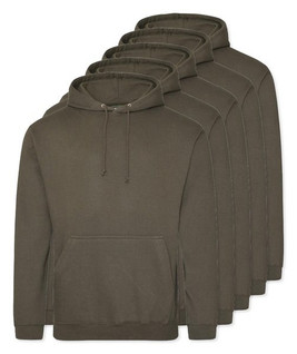 Pack of 5 AWDis Just Hoods JH001 - Unisex Cozy Hooded Sweatshirt for All Seasons