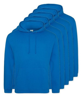 Pakke med 5 AWDis Just Hoods JH001 - Stilfull Unisex Hettegenser for Alle Årstider