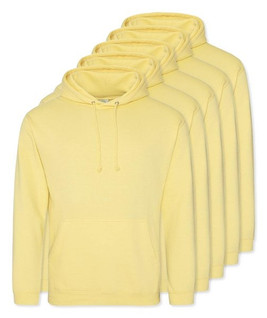 Pack of 5 AWDis Just Hoods JH001 - Unisex Cozy Hooded Sweatshirt for All Seasons